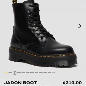 Doc Marten Jadon platform boot, size 7 NWOT